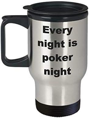 Пътна Чаша За Покер – Забавно Саркастическая Идея за Подарък От Новост утайка от чаша за Чай От Неръждаема Стомана