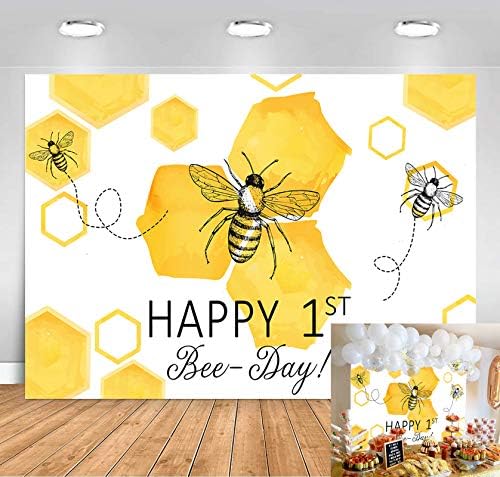 На фона на 1-ви Рожден Ден на Пчелите Sensfun, Меден Пчела, Украса за парти в чест на Първия Рожден Ден на Пчелните