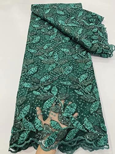 Лейси Плат Pumbacrafft в Нигерия стил за Булчински рокли, 5 Ярда, Уникално Бархатное Дантела, Корейската Двойна