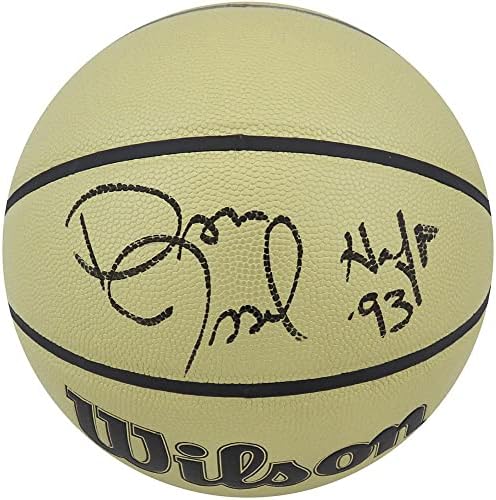 Дан Иссел подписа Wilson Gold Indoor/Outdoor NBA Basketball w/HOF'93 - Баскетболни топки с автографи