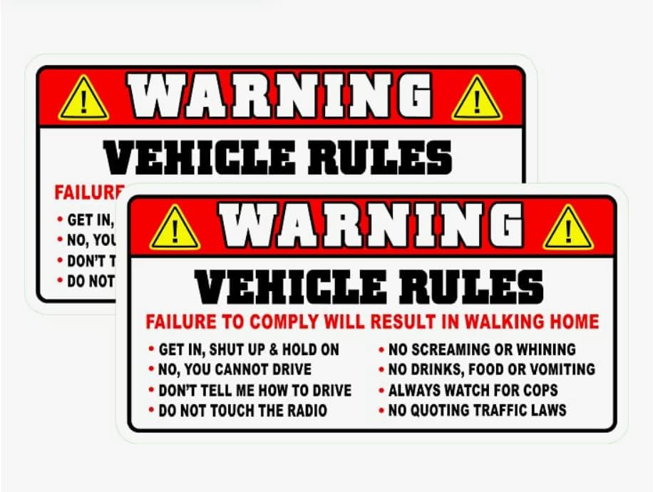 Предупреждение за Неспазване на правилата за движение по пътищата ще Доведе до връщане у дома пеша (Опаковка