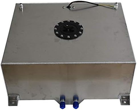 Резервоар за горивни клетки WFLNHB 20 Литра Лесен Полиран Алуминий Състезателни Дрифт с Датчик за нивото на