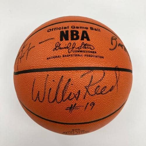 1972-73 Ню Йорк Никс, екипът на Шампионите на НБА, Подписа договор за игра на баскетбол NBA JSA COA - Баскетболни
