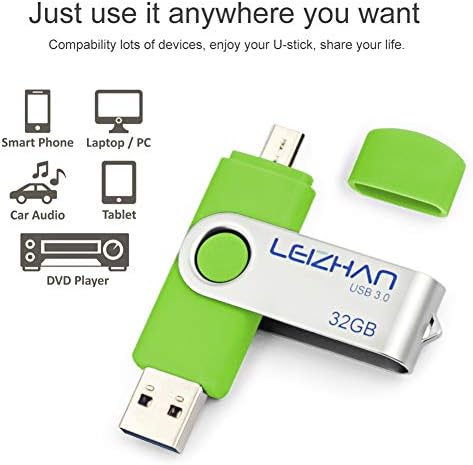Флаш памет Micro USB за смартфон със снимки, 128 GB, Micro-USB 3.0 USB Flash Drive за Samsung Galaxy S7 /S6/S5