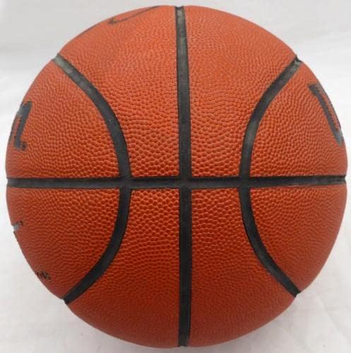 Баскетболна топка с автограф на Шон Кемпа Сиатъл Суперсоникс UDA Holo BAB93710 - Баскетболни топки С автограф