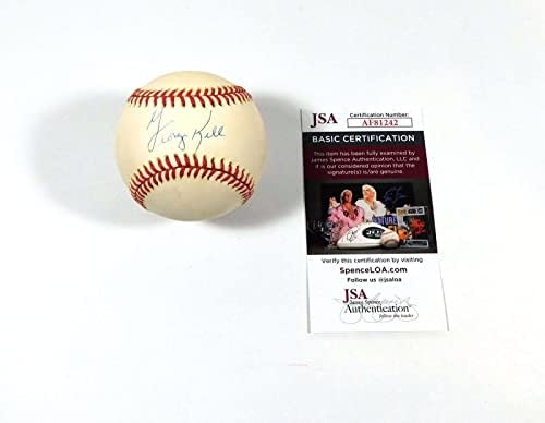 Джордж Келл Подписа Официален OAL Baseball JSA Auto DA054874 - Бейзболни Топки С Автографи