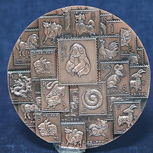 2020 Година Плъхове Китайското Животно Възпоменателна Монета с диаметър 100 мм, Сувенири с Желанията на Колекцията Коледни подаръци