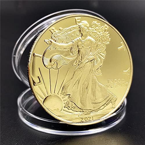 Възпоменателна Монета От 2021 Г. Американската Свобода Женски Орел Чуждестранните Монети Медал Криптовалюта