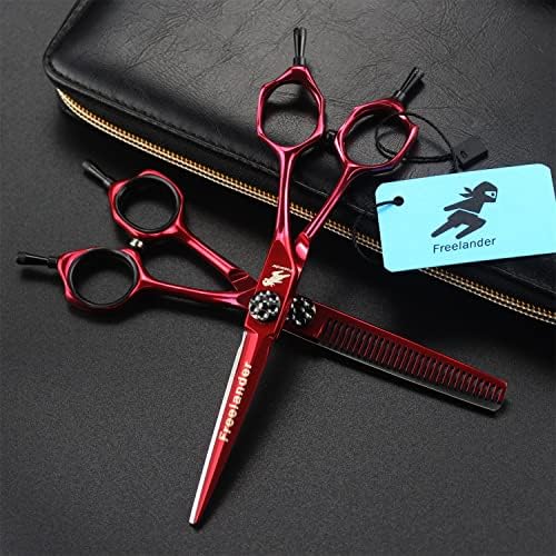 6,0-Цолови Фризьорски ножици за подстригване, Набор от висококачествени ножица за подстригване на Коса, Професионални