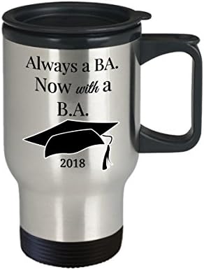 подарък за прекратяване на университета през 2018 г. - винаги бакалавърска степен. Сега с изолирана пътна една чаша от неръждаема стомана с обем 14 грама с капак - най-д?