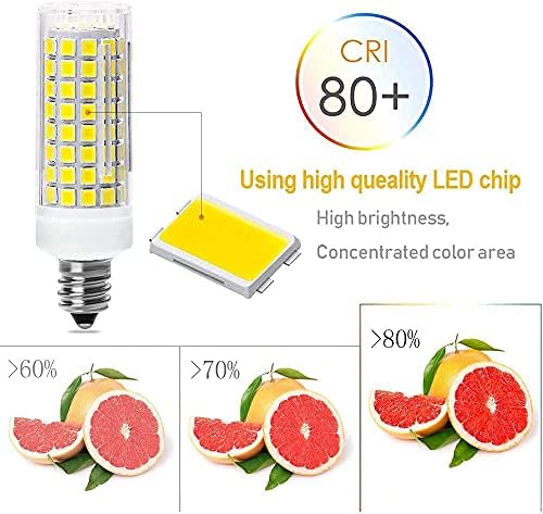 Led лампа WEID E11 с регулируема яркост, еквивалент на халогенни крушки с мощност 75 W, 100 W, поставка за мини-sconces