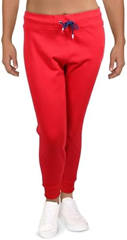 Спортни дамски Панталони за джогинг с лого Tommy Hilfiger в рубчик