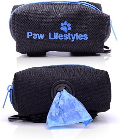 Държач на торбата за кучешки какашек Paw начин на живот, закрепване за каишката - Подходящ за всеки каишка за