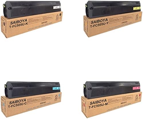 SAIBOYA Възстановените касети с тонер T-FC505U за смяна на касети с тонер T-FC505U-K T-FC505U-C T-FC505U-M T-FC505U-Y