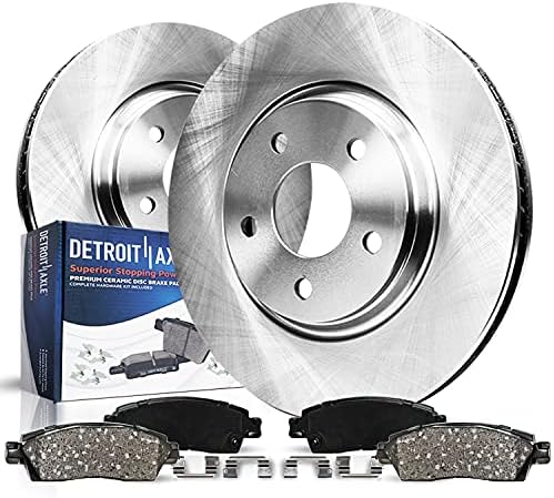 Ос Detroit - 12,64 Предни Дискови дискове + Смяна на Спирачни накладки за Lacrosse, Regal Equinox Impala Malibu