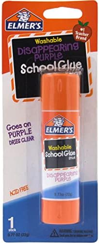 Училищен лепило-молив Elmer's застрашените лилав цвят 0,77 грама, на една клечка (E523)