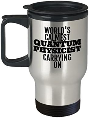 Чаша за Квантовата физика - Подаръци за любителите на Физиката - Чаша за пътуване