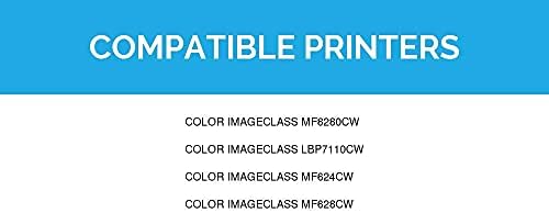 Преносимото касета с тонер LD Продукти за Canon 131H и 131 (1 черна, 1 син, 1 червена, 1 жълта, 4 опаковки) за употреба принтери Canon ImageClass LBP7110Cw, MF624Cw, MF628Cw и MF8280Cw