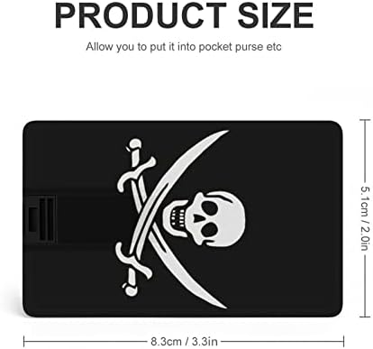 Пиратски Флаг Качулки Свитшоты с Черепа Skullandswords USB Флаш памет Персонални Кредитна Карта Памет Memory