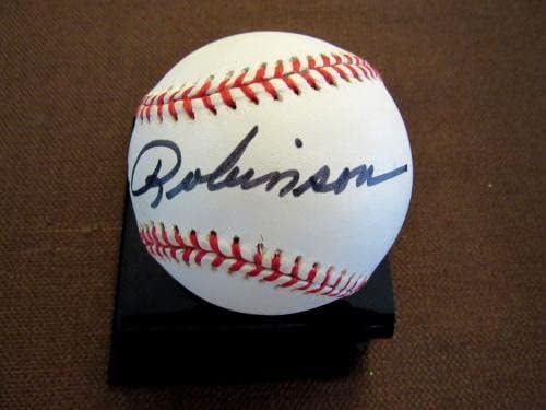 Рейчъл Робинсън, Съпруга На Джаки Робинсън, Доджърс Копито, Подписа Авто Oal Baseball Jsa - Бейзболни Топки