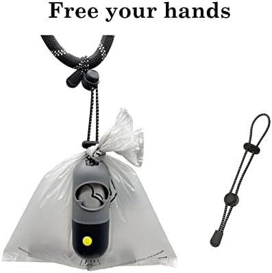 Титуляр торбички за кучешки Какашек с led фенерче |Торби за отпадъци на домашни любимци, Захранващи за каишка