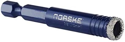 Norske Tools NDHSI108 3/8 инча (10 мм) Промишлени Качеството на един вакуум Паяное Diamond Тренировка Околовръстен