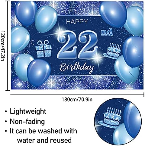 5665 От 13-Ия Рожден Ден на Фона на Банер Декор в Синята Точка С Пайети 13 Години Тематична Украса за Парти