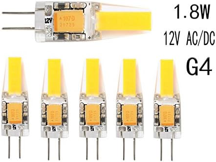 Най-добре е да се купуват (6 опаковки) Led лампа T4 G4 капацитет 1,8 W с регулируема яркост, 12-30 На ac /dc,