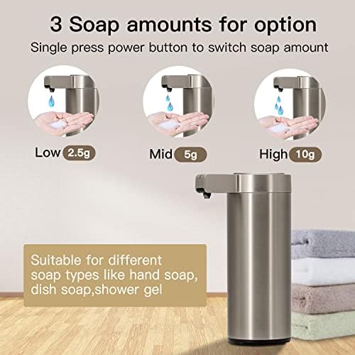 LAOPAO Автоматично дозиране система сапун за ръце, Дозатори за сапун за Плотове, 9 грама, Безконтактно Сапун