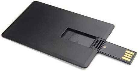 Тънки USB-стик за кредитни карти Enfain, 10 бр. (32 GB, черен)