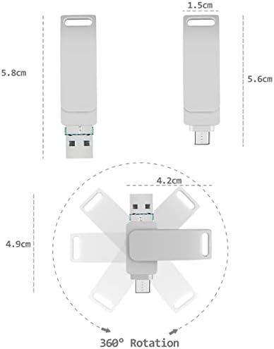 Флаш памет Ultra USB3.0 капацитет от 1 TB, флаш памети OTG с порта Type-c и Micro, Устройство за съхраняване