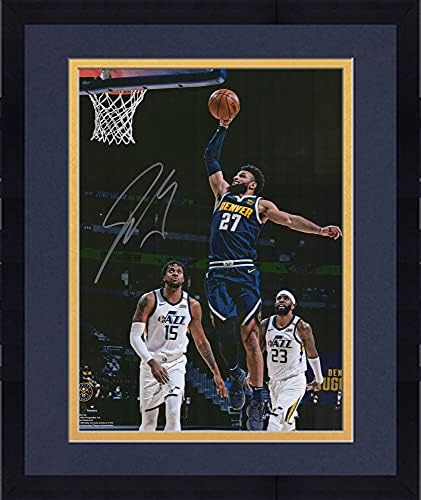 Снимка на Petra Мъри на Денвър Нъгетс в рамка с автограф 16 x 20 Забивка срещу Джаз - Снимки на НБА с автограф