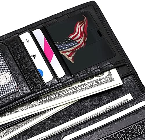 Американското Знаме с Орел на USB Флаш Устройство Персонални Кредитна Карта Памет Memory Stick USB Key Подаръци