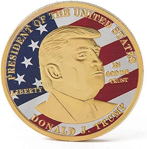 Монета на Доналд Тръмп - Подарък за Събиране на Възпоменателни монети 2020 година На встъпването в длъжност