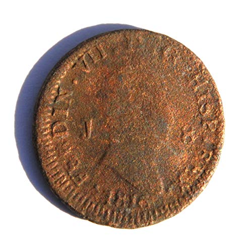Монета Фердинанд VII 8 Мараведи 1816 г. Добри Детайли